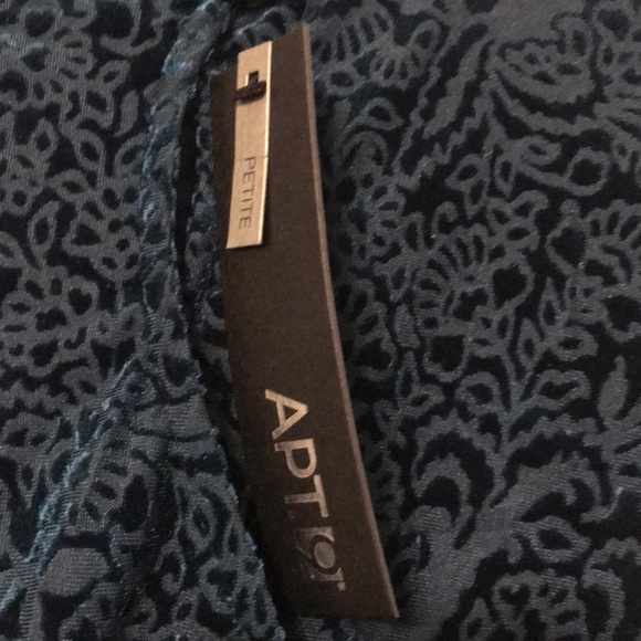 NWT Apt 9 Dark Green Burnout Dress w/ Slip - Picture 5 of 6